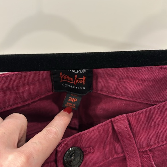 Women’s cropped Banana Republic jeans • size: 24 petite • lower rise - Picture 3 of 5